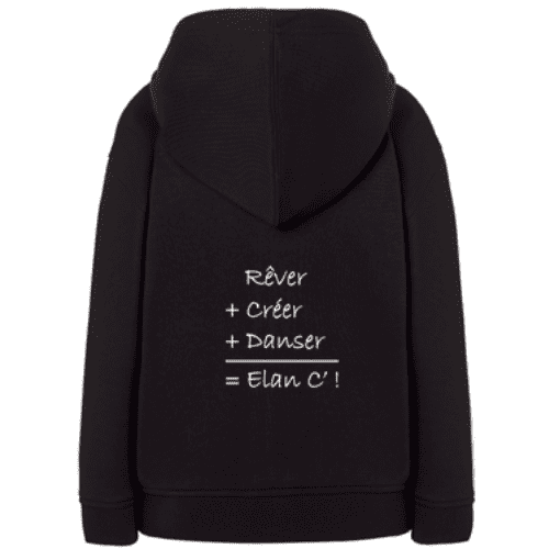 Veste capuche enfant SWRKHOOD/BK - Image 2